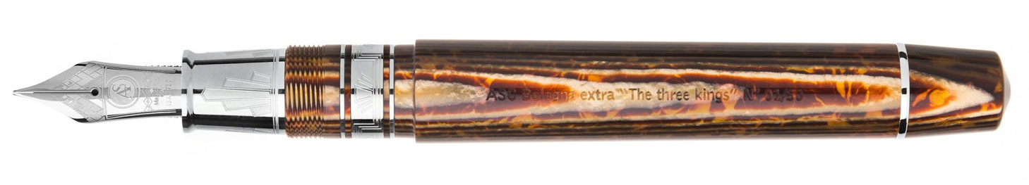 Three Kings Set - Armando Simoni Club Three Kings Arco Bronze Fountain Pen